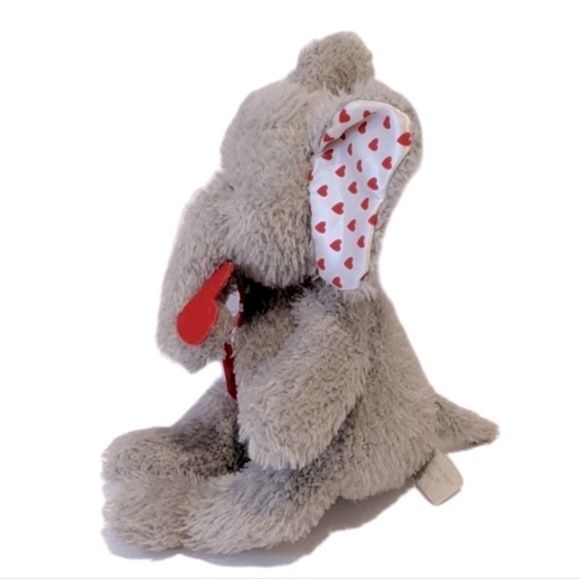 2/$20 BEARRINGTON Baby grey elephant plush 15”Valentine’s Day - Picture 5 of 7